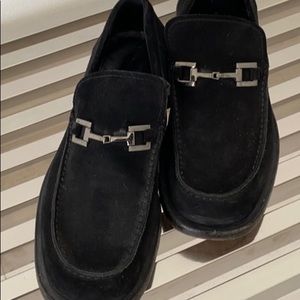 Gucci Men’s Black Suede Loafers Size 8